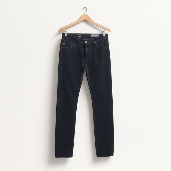 AG Adriano Goldschmied The Dylan Slim Skinny Corduroy Pant Men 32R Sulfur Black - Picture 11 of 16